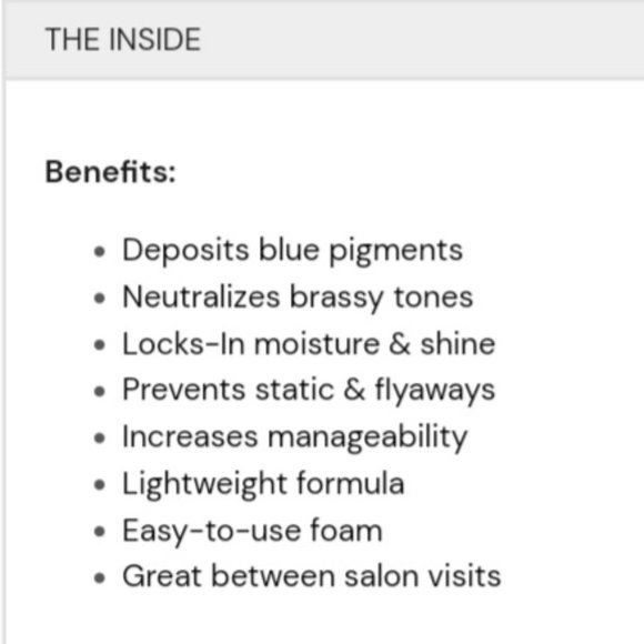 'L'ANGE' BLUE~TONING HAIR MOUSSE 'BRUNETTE BOOST' - Picture 10 of 15